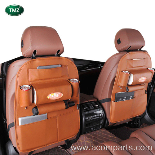 Leather Surface Car Backseat Organizer